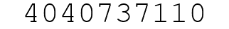 Number 4040737110.
