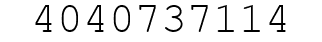 Number 4040737114.