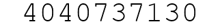 Number 4040737130.