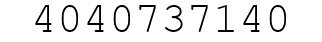 Number 4040737140.