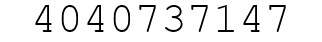 Number 4040737147.