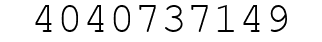 Number 4040737149.