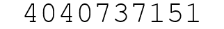 Number 4040737151.