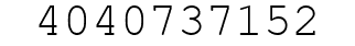 Number 4040737152.