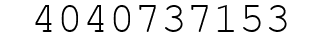 Number 4040737153.