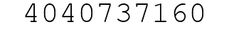 Number 4040737160.