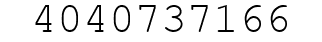 Number 4040737166.