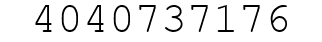 Number 4040737176.