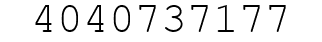 Number 4040737177.