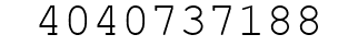 Number 4040737188.