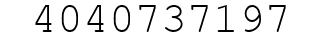 Number 4040737197.