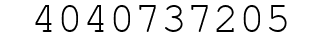 Number 4040737205.
