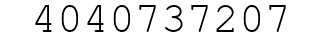 Number 4040737207.