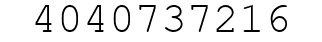 Number 4040737216.