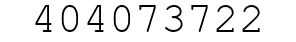 Number 404073722.