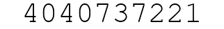 Number 4040737221.