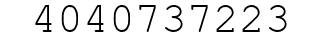 Number 4040737223.