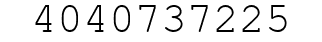 Number 4040737225.