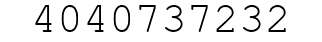 Number 4040737232.