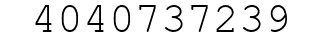 Number 4040737239.