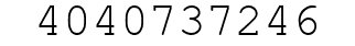 Number 4040737246.