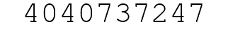 Number 4040737247.