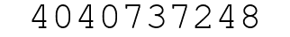 Number 4040737248.