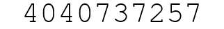 Number 4040737257.