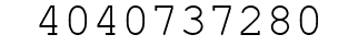 Number 4040737280.