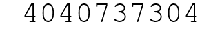 Number 4040737304.