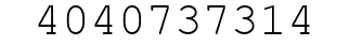Number 4040737314.