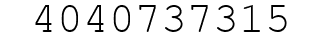 Number 4040737315.