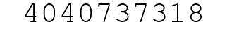 Number 4040737318.