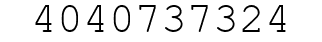 Number 4040737324.