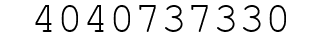 Number 4040737330.