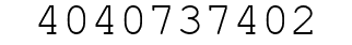 Number 4040737402.