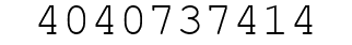Number 4040737414.