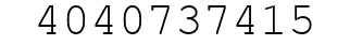 Number 4040737415.