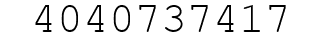 Number 4040737417.