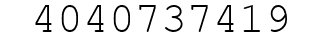 Number 4040737419.