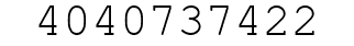 Number 4040737422.