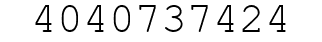 Number 4040737424.