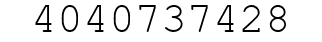 Number 4040737428.