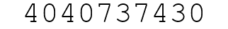 Number 4040737430.