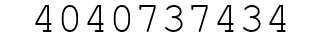 Number 4040737434.