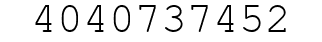 Number 4040737452.