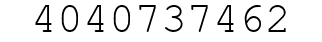 Number 4040737462.