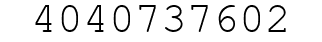 Number 4040737602.