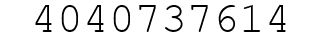 Number 4040737614.