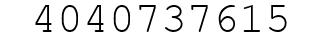 Number 4040737615.